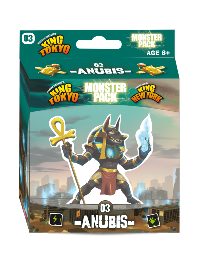 King Of Tokyo extension Anubis couverture - iello King of Tokyo - Monster Pack Anubis