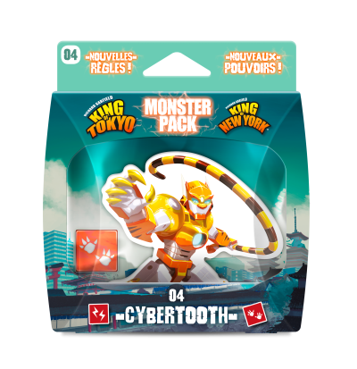 King Of Tokyo extension Cybertooth couverture - iello King of Tokyo - Monster Pack Cybertooth