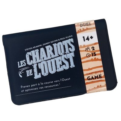 Les chariots de l'Ouest couverture - surfin meeple Les Chariots de l'Ouest