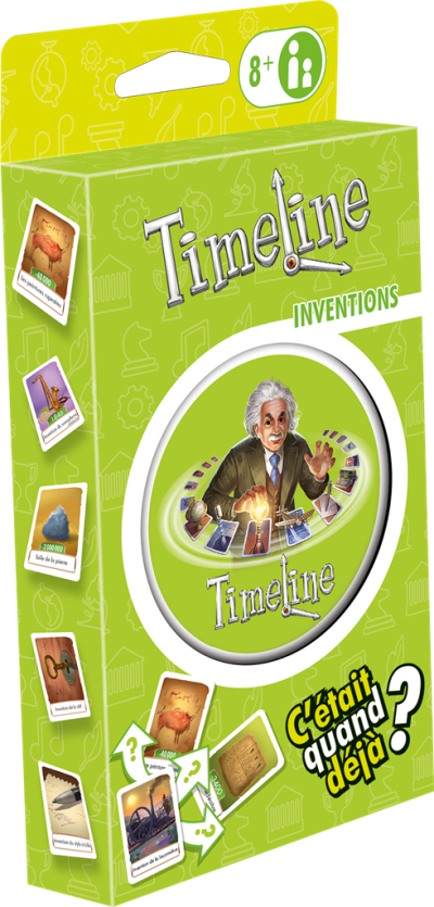 Timeline invention couverture - asmodee Timeline : Inventions