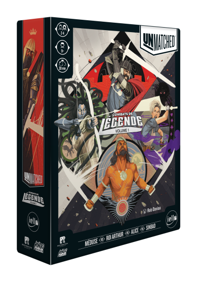 Unmatched Combats de légende 1 couverture - iello Unmatched : Combats de légende vol 1