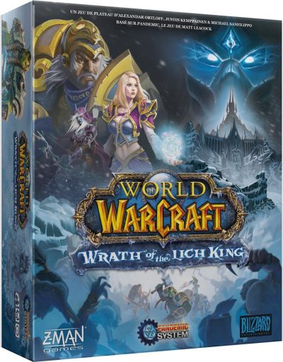 World of Warcraft Wrath of the Lich King pandemic system couverture - asmodee World of Warcraft : Pandemic System
