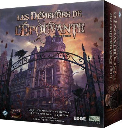 les demeures de l'épouvante couverture - asmodee Les Demeures de l'Epouvante