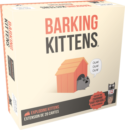 exploding barking couverture - asmodee Exploding Kittens : Barking Kittens