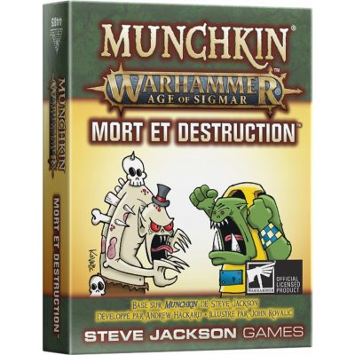 munchkin warhammer extension mort et destruction couverture-asmodee Munchkin Warhammer : Mort et Destruction