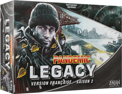 pandemic legacy couverture - asmodee Pandemic Legacy Noir Saison 2