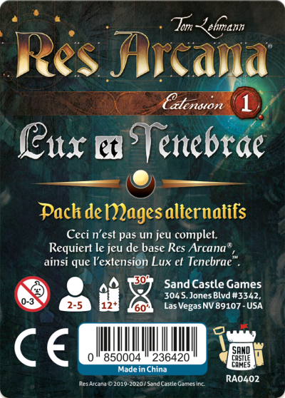 resarcanamagesalternatifslux1 Res Arcana : Lux & Tenebrae - Pack de Mages Alternatifs