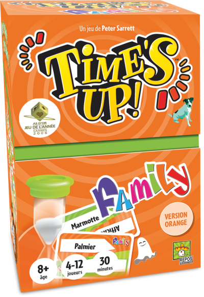 time's up family couverture - asmodee Time's Up Family 2 Orange