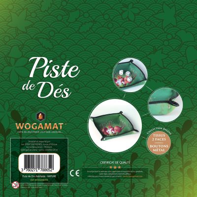 Piste de dés Adélaide Nature dos - Blackrock Games