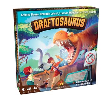draftosaurus couverture - Blackrock Games Draftosaurus