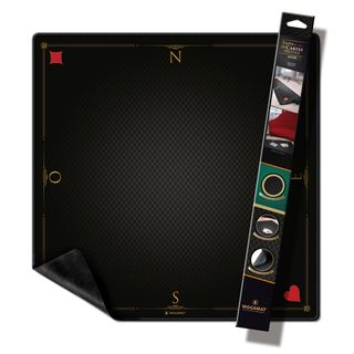 tapis carte prestige 60x60 noir couverture - Blackrock Games Tapis Carte 60x60 cm Noir