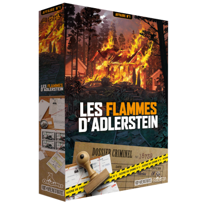 les flammes d'alderstein couverture - neoludis Les Flammes d'Adlerstein