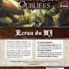 Chroniques oubliées ecran de MJ couverture - novalis Chroniques Oubliées : Ecran du MJ