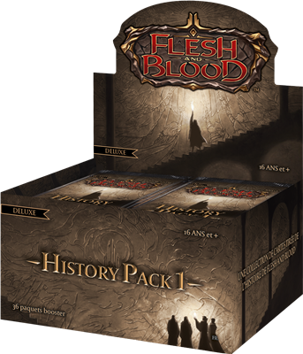 Flesh and Blood - Couverture Flesh And Blood : History Pack 1 - Booster