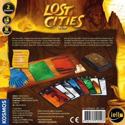 lost cities le duel dos - iello