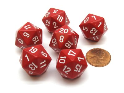 CHESSEX D20 opaque - IELLO Dé 20 faces Opaque - Chessex