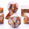 Chessex - Set de 7 dés - Lustrous - Or/Argent
