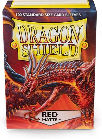 Dragon Shield-Sleeves standard-Matte Red