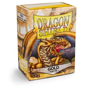 Dragon Shield-Sleeves standard-Matte Gold