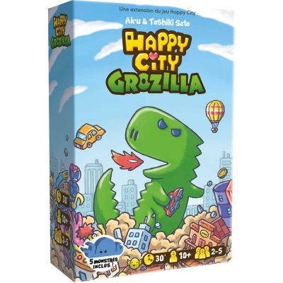 Happy City Extension Grozilla couverture - asmodee Happy City Extension : Grozilla