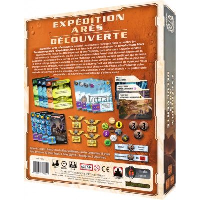 Terraforming Mars Expedition Ares Ext Découverte dos - intrafin