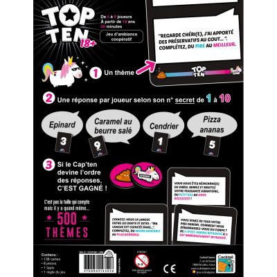 Top Ten 18 + contenu - asmodee