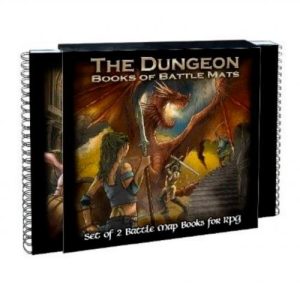 Livre plateau de jeu : Pack de 2 livres "Donjon"