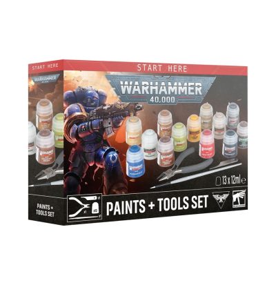 W40K : Paints + Tools Set