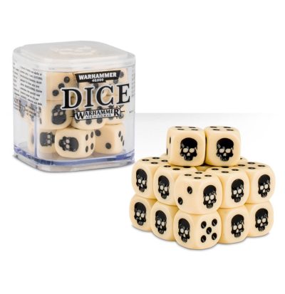 Dice blanc W40k: Dice White