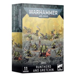 W40K : Orks : Runtherd and Gretchin