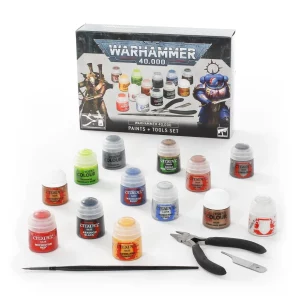 W40K : Paints + Tools Set