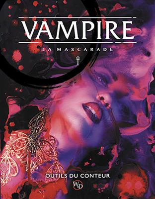 Vampirela Mascarade V5 - Les Outils du Conteur-couverture-Novalis Vampire La Mascarade JDR V5 : Outil du Conteur