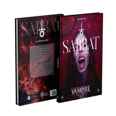 vampire la mascarade v5 sabbat-couverture+dos-Novalis Vampire La Mascarade JDR V5 : Sabbat