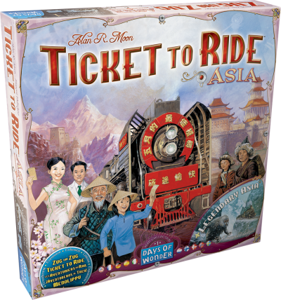 aventuriers du rail asie couverture - asmodee Les Aventuriers du Rail - Extension Asie