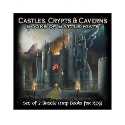 livre-plateau-de-jeu-pack-de-2-livres-castles-crypts-caverns-couverture-Ludistri Books of Battle Mats - Castels, Crypts and Cavern