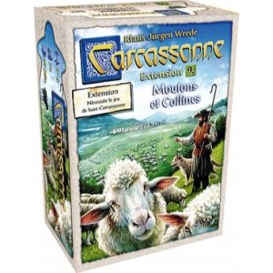 couverture de l'extension de Carcassonne mouton et collines