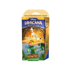 Lorcana C3 : Les Terres D'Encres - Deck Ambre / Emeraude ( 101 Dalmatiens / Peter Pan )