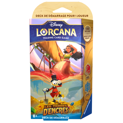 Lorcana C3 : Les Terres D'Encres - Deck Rubis / Saphir ( Vaiana / Picsou )