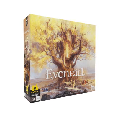 Couverture du jeu Evenfall distribué par Surfin Meeple