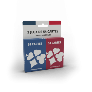 Jeu 54 Cartes x 2 - Rami