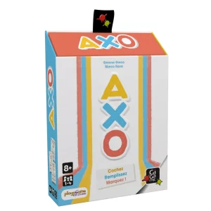 Pochette du jeu Axo distribué par Gigamic
