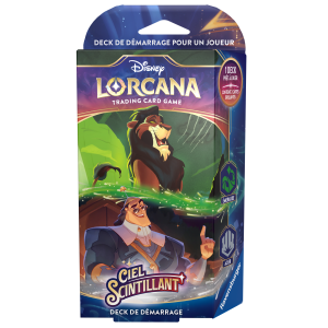 Lorcana C5 : Ciel Scintillant - Deck de démarrage Acier / Emeraude ( Scar / Kronk )