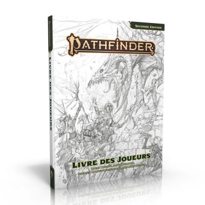 blackbook - livre des joueurs version croquis Pathfinder 2 - Livre des joueurs - dessus