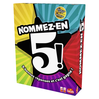 Nommez-en 5 !