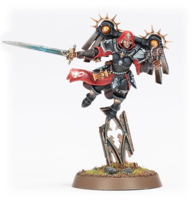 52-61 W40K - Adepta Sororitas : Canoness With jump pack