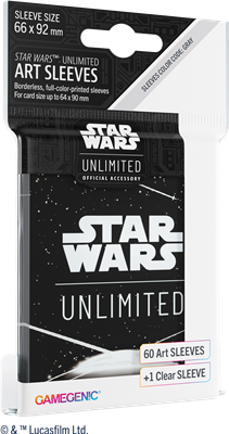 SWU - Sleeves card black and white SWU - Sleeves Black Card Black & White