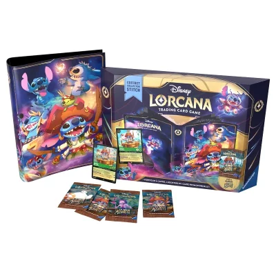 coffret cadeau Lorcana C6 : La Mer Azurite - Coffret Collector Stitch