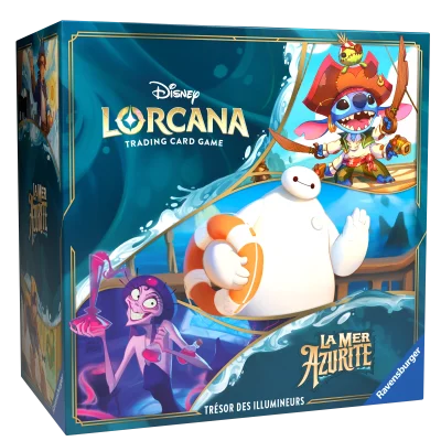 trove chap 6 couverture-ravensburger Lorcana C6 : La Mer Azurite - Le Trésor des Illuminateurs ( Trove Pack )
