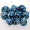 51N5wDlaThL._AC_ Chessex - Set de 10 dés 10 : Slate/Blanc