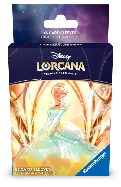 sleeves cendrillon1 Lorcana C7 : L'Ile d'Archazia - Sleeves Cendrillon